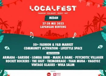 Deretan Musisi Ternama Ikut Memeriahkan Localfest Medan 2023