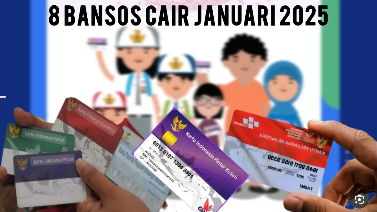 Delapan Bantuan Sosial (Bansos) yang Cair Januari 2025
