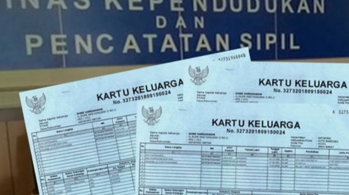 Berbeda dengan KTP, Begini Proses Perubahan Nomor Kartu Keluarga