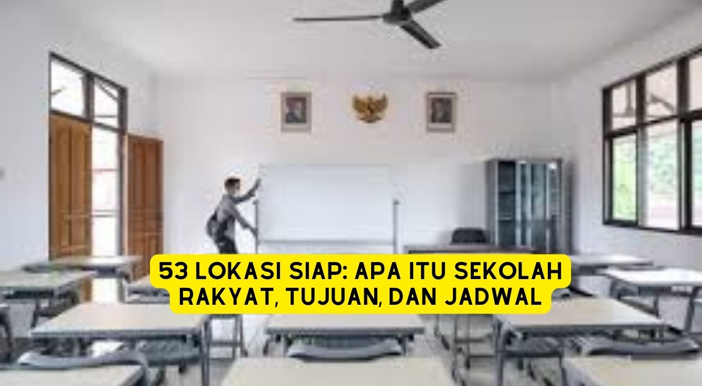53 Lokasi Siap Apa Itu Sekolah Rakyat, Tujuan, dan Jadwal