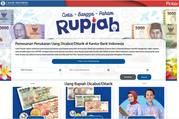 Update Terbaru! Cara Daftar Tukar Uang Baru dengan Aplikasi PINTAR Bank Indonesia