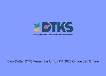 Cara Daftar DTKS Kemensos Untuk PIP 2025 Online dan Offline