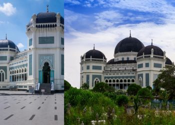Sejarah dan Keunikan Masjid Raya Al-Mashun di Medan Sumatera Utara