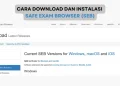 Cara Instal Safe Exam Browser (SEB) untuk Tes Online RBB BUMN 2025