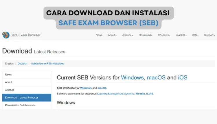 Cara Instal Safe Exam Browser (SEB) untuk Tes Online RBB BUMN 2025