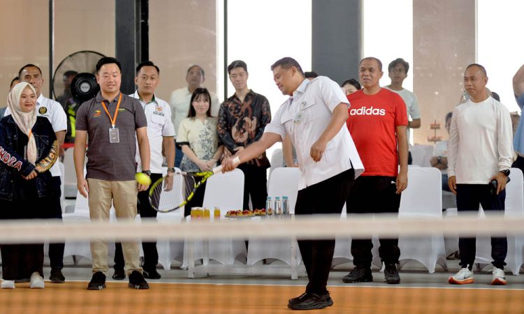 Buka Kejurnas Tenis Lapangan Tidar Sumut, Bobby Nasution Tekankan Pentingnya Peran Anak Muda