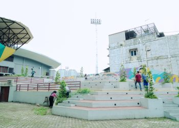 Stadion Kebun Bunga Yang Terletak di Jalan Borobudur, Kecamatan Medan Petisah Kini Sudah Memiliki Penampilan Baru Usai Direvitalisasi Oleh Pemko Medan