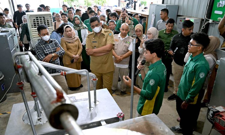 Luncurkan Tempat Pengelolaan Sampah Terpadu, Bobby Nasution Harap Bisa Jadi Solusi Masalah Sampah di Sumut