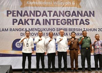 Seluruh Kepala Daerah di Sumut Teken Pakta Integritas Wujudkan SPMB Bersih