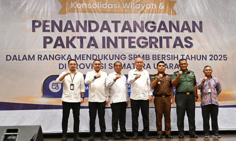 Seluruh Kepala Daerah di Sumut Teken Pakta Integritas Wujudkan SPMB Bersih