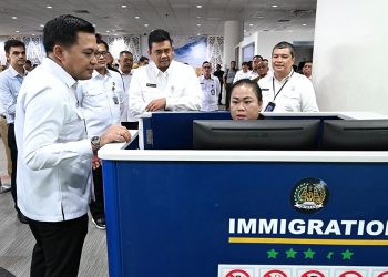 Bobby Nasution Puji Fasilitas Autogate dan PMI Lounge Bandara Kualanamu
