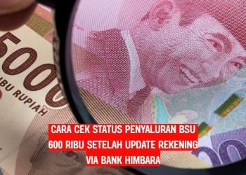 Cara Cek Status Penyaluran BSU 600 Ribu Setelah Update Rekening Via Bank Himbara