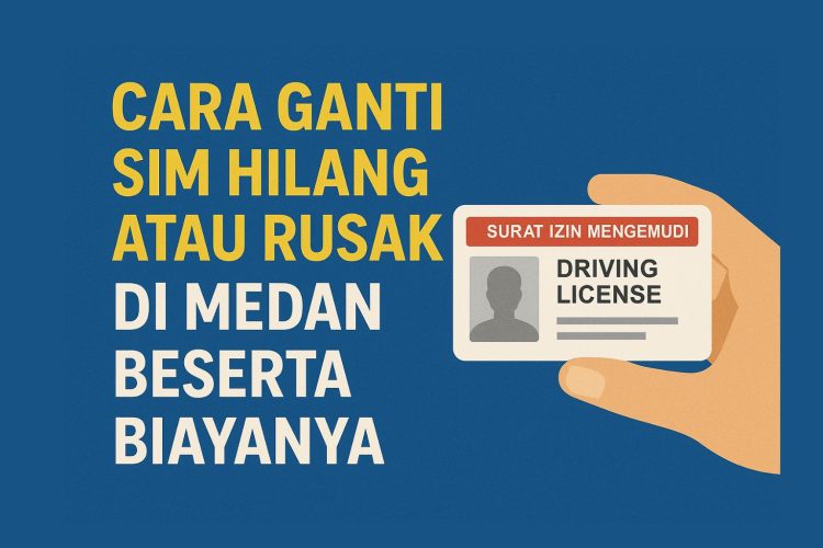 Cara Ganti SIM Hilang atau Rusak di Medan Beserta Biayanya