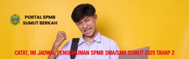 Catat, Ini Jadwal Pengumuman SPMB SMASMK Sumut 2025 Tahap 2