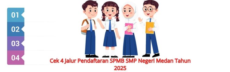 Cek 4 Jalur Pendaftaran SPMB SMP Negeri Medan Tahun 2025