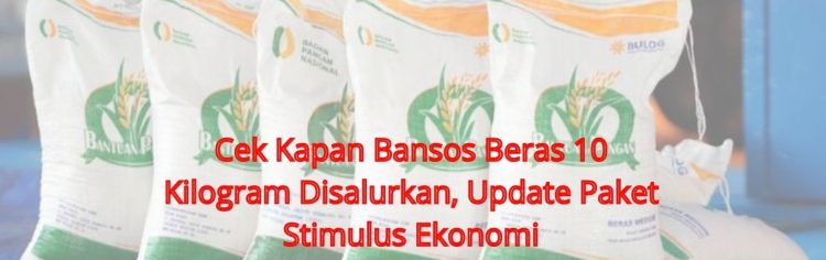 Cek Kapan Bansos Beras 10 Kilogram Disalurkan, Update Paket Stimulus Ekonomi