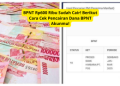 BPNT Rp600 Ribu Sudah Cair! Berikut Cara Cek Pencairan Dana BPNT Akunmu!
