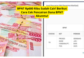 BPNT Rp600 Ribu Sudah Cair! Berikut Cara Cek Pencairan Dana BPNT Akunmu!