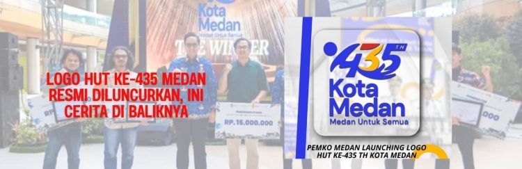 Logo HUT ke-435 Medan Resmi Diluncurkan, Ini Cerita di Baliknya
