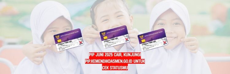 PIP Juni 2025 Cair, Kunjungi pip.kemendikdasmen.go.id Untuk Cek Statusmu