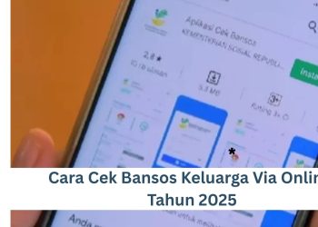 Cara Cek Bansos Keluarga Via Online Tahun 2025