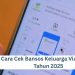 Cara Cek Bansos Keluarga Via Online Tahun 2025