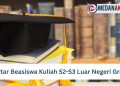 Daftar Beasiswa Kuliah S2-S3 Luar Negeri Gratis