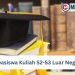 Daftar Beasiswa Kuliah S2-S3 Luar Negeri Gratis