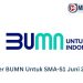 Loker BUMN Untuk SMA-S1 Juni 2025