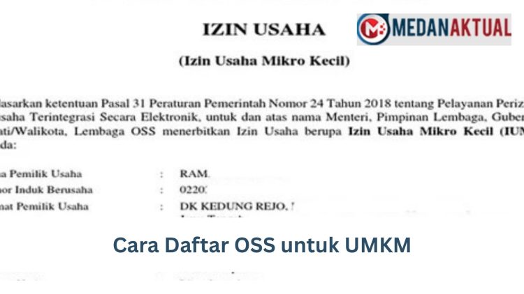 Cara Daftar OSS untuk UMKM