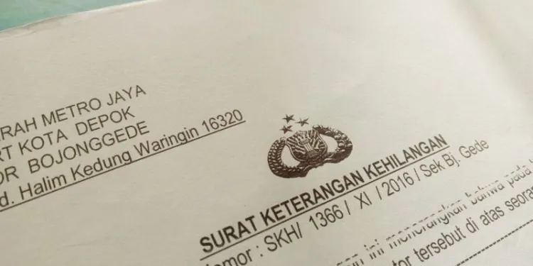 Cara Buat Surat Keterangan Hilang di Kota Medan, Berikut Langkah dan Ketentuannya!