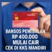Bansos Penebalan Rp 400.000 Mulai Cair, Cek di KKS Mandiri