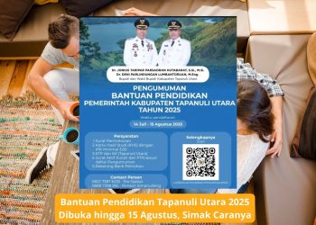 Bantuan Pendidikan Tapanuli Utara 2025 Dibuka hingga 15 Agustus, Simak Caranya