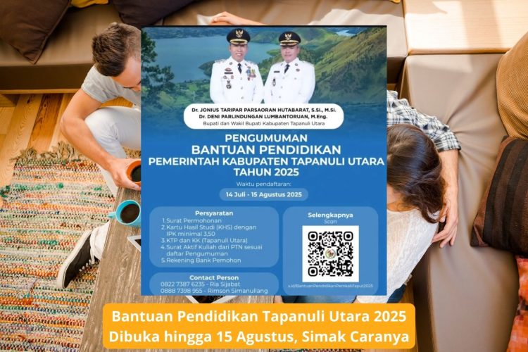 Bantuan Pendidikan Tapanuli Utara 2025 Dibuka hingga 15 Agustus, Simak Caranya