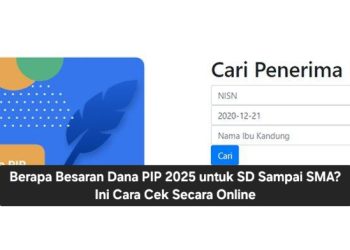 Berapa Besaran Dana PIP 2025 untuk SD Sampai SMA? Ini Cara Cek Secara Online