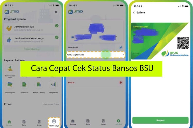 Cara Cepat Cek Status Bansos BSU BPJS Ketenagakerjaan Secara Online