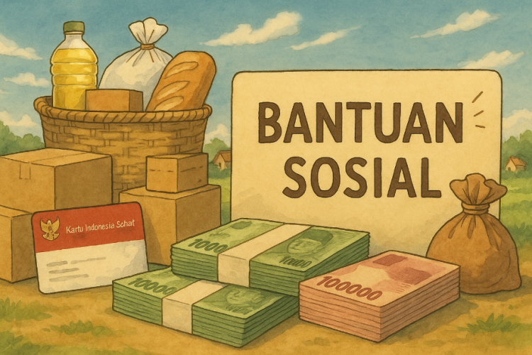 beras bantuan sosial, bansos pangan bulog, penyaluran beras bansos, jadwal penyaluran beras, penerima bansos beras dtks, cara dapat beras bansos, beras bansos untuk KPM, program beras 20kg