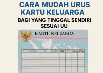 Cara Mudah Urus Kartu Keluarga Bagi yang Tinggal Sendiri Sesuai UU