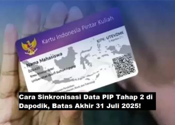 Cara Sinkronisasi Data PIP Tahap 2 di Dapodik, Batas Akhir 31 Juli 2025!