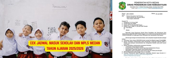 Cek Jadwal Masuk Sekolah dan MPLS Medan Tahun Ajaran 20252026