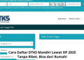 Cara Daftar DTKS Mandiri Lewat HP 2025 Tanpa Ribet, Bisa dari Rumah!