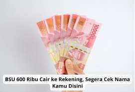 BSU 600 Ribu Cair ke Rekening, Segera Cek Nama Kamu Disini