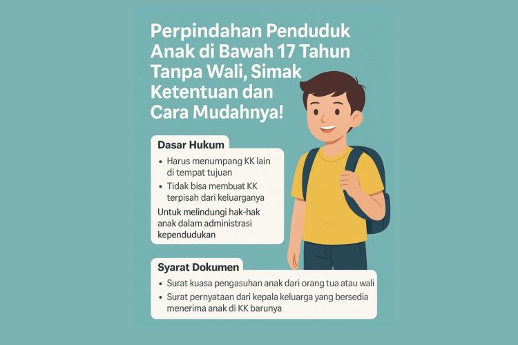 Perpindahan Penduduk Anak di Bawah 17 Tahun Tanpa Wali, Simak Ketentuan dan Cara Mudahnya!