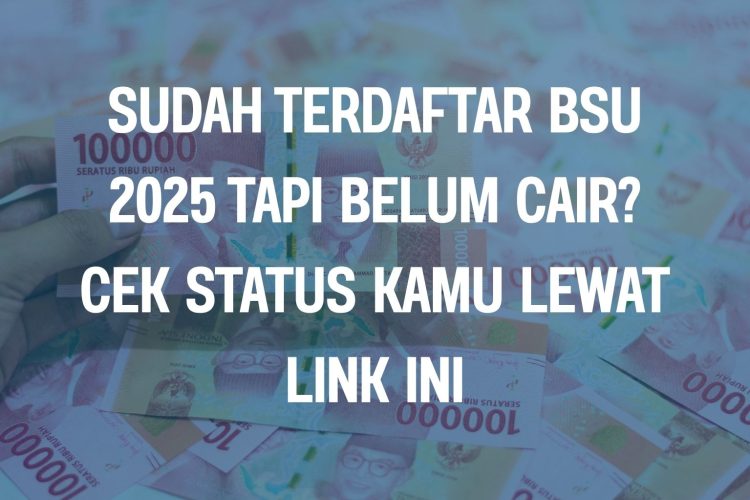 Sudah Terdaftar BSU 2025 Tapi Belum Cair Cek Status Kamu Lewat Link Ini
