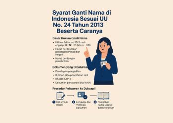 Syarat Ganti Nama di Indonesia Sesuai UU No. 24 Tahun 2013 Beserta Caranya