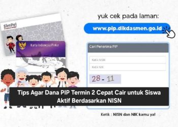 Tips Agar Dana PIP Termin 2 Cepat Cair untuk Siswa Aktif Berdasarkan NISN
