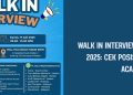 Walk In Interview Medan 17 Juli 2025 Cek Posisi dan Lokasi Acara