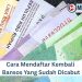 Cara Mendaftar Kembali Bansos Yang Sudah Dicabut