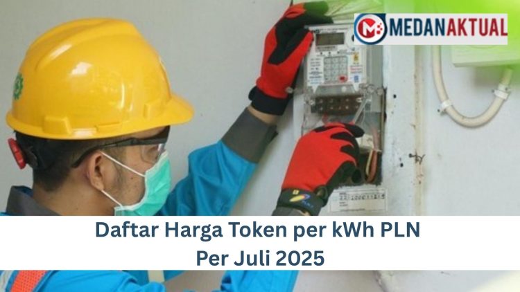 Daftar Harga Token per kWh PLN Per Juli 2025