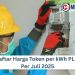 Daftar Harga Token per kWh PLN Per Juli 2025